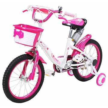 Greenheimen kinder 3 16 14 2 für kinderfahrrad jungen 12 4 spielzeug .. s Kinderfahrrad Daisy - 16 Zoll - V-Break Bremse vorne - Stützräder - Luftbereifung - Ab 4-7 Jahren - Junge... nachhaltig