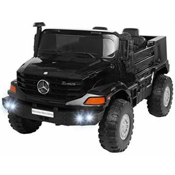 Greenheim0 Watt Motor ( Total 240 Watt ) ✔ Geräuscharme EVA Vollgummi.. s Motors Kinder Elektroauto Mercedes Benz Zetros - Lizenziert - 240 Watt - Ledersitze - 2 Sitzplätze - MP3 ... nachhaltig