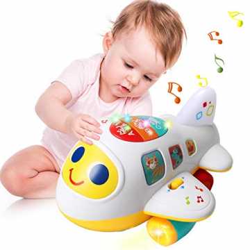 aby Spielzeug 12-18 Monate elektronisches Flugzeug Spielzeug mit Licht und Mu... nachhaltig