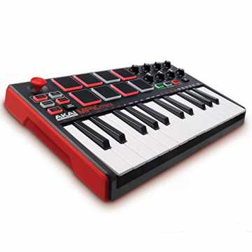 Greenheimmischen Synth-Action-Tasten, sowohl Oktave-hoch- und Oktave-.. ssional MPK Mini MKII - Portables 25-Tasten-USB-MIDI-Keyboard Controller mit 16 hintergrundbeleuchteten Per... nachhaltig