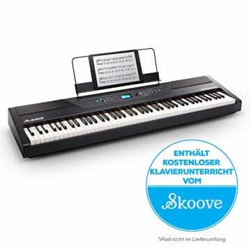 ital Pro - Digital Piano / E Klavier mit 88 Hammer-Action-Tasten, 12 Premium-Voices, zwei integrierten 20 W... nachhaltig