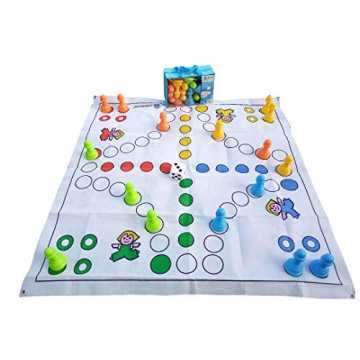 Greenheimn. Mit diesen Garten Ludo ist ein gelungener Spielnachmittag.. oßes Ludo Spiel für drinnen und draußen - Outdoor Garten Ludo nachhaltig