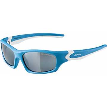 Greenheimeine bruchfeste Ceramic-VerglasungReflektion von Infrarot-St.. der Sonnenbrille FLEXXY TEEN Sportbrille, cyan-white, One Size nachhaltig
