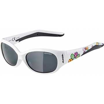 Alpina Kinder Sonnenbrille Line FLEXXY Outdoorsport-brille, White Flower, One Size