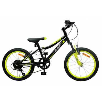 Greenheim wir mit sorgfalt und leidenschaft entwickelt haben. Die kol.. inderfahrrad - 18 Zoll - Jungen - 6 Gang - ab 5 Jahre - Schwarz/Gelb nachhaltig