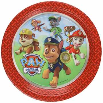 GreenheimAmscan Qualität Produkt wird machen große Auswirkungen auf j.. 133 Paw Patrol 8 Teller rund 18 cm nachhaltig