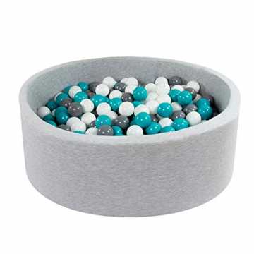0x30/200 Bälle Bällebad Baby Spielbad Mit Bällen Rund Kugelbad für Kinder Bällchenbad Bällchenpool Made In ... nachhaltig