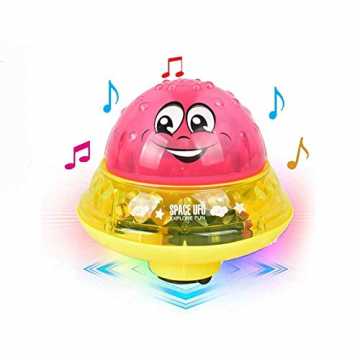Aokebeey Kinderbad Wasserball Badespielzeug Automatische Induktionsspray Wasserbadspiel...