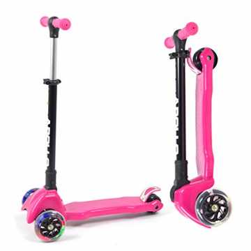 Greenheim Apollo für Kinder ab 4 - 5 Jahren. Mit 135mm LED Fat Wheels.. oter Candy Racer - Kinderroller ab 4-5 Jahren, Faltbarer Kinderscooter nachhaltig