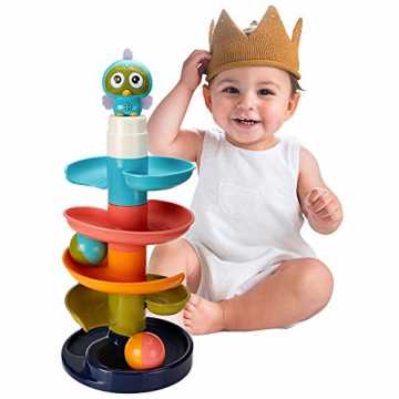Greenheimgkeiten Ihres Babys zu fördern:   Schöne und leuchtende Farb.. enter Kugelbahn Spielzeug für Jungen und Mädchen , Pädagogisches Spielzeug Ro... nachhaltig