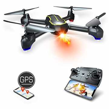 Asbww| GPS Drohne mit Kamera Full HD 1080p für Anfänger und Kinder - RC Quadrocopter Dr... Asbww| GPS Drohne mit Kamera Full HD 1080p für Anfänger und Kinder - RC Quadrocopter Dr...