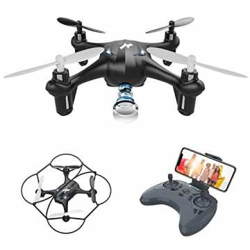 ATOYX Mini Drohne mit Kamera für Kinder, AT-96 RC Quadcopter mit Echtzeit-FPV-App, Spie...