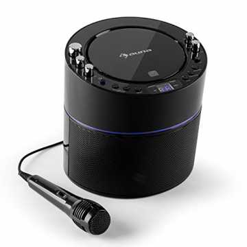 auna Superstarlet - Karaokeanlage, CD-G, Video-Out, 2 x Mic-inputs, AVC, Echo, inkl. 1 ... auna Superstarlet - Karaokeanlage, CD-G, Video-Out, 2 x Mic-inputs, AVC, Echo, inkl. 1 ...