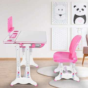Schreibtisch und Stuhl für Kinder, Kleiner Schreibtisch für Kinder, Arbeitsst... nachhaltig
