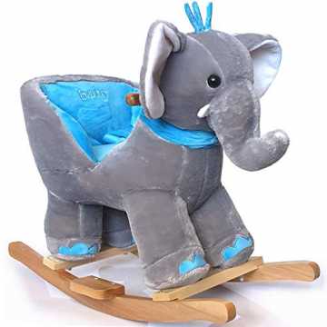 Greenheimerheit das neue Highlight Ihres Kindes. Ein wirklich zuckers.. er für Kleinkinder Schaukelpferd Babyschaukel Plüsch Elefant Fanny mit Sicherheitssitz nachhaltig