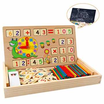 Greenheime wird für junge Lernende sehr einfach! -Helps Kinder versta.. Montessori Mathe Spielzeug aus Holz Lernbox Zahlenlernspiel mit Zeichnung Hol... nachhaltig