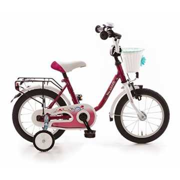 ch Kinderfahrrad 12,5'' My Dream Purpur-Weiß nachhaltig