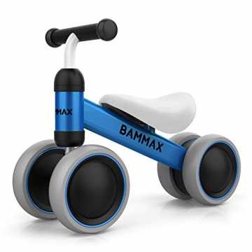 Bammax Kinder Laufrad Lauflernrad Balance Fahrrad ohne Pedale Dreirad Spielzeug für 1 J...