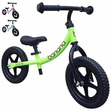Greenheim Mädchen, nach draußen zu bekommen. Das Banana Bike Laufrad .. e Leichtes Laufrad Lernlaufrad Kinderrad für 2, 3 und 4 Jahre alte Kinder LT ... nachhaltig