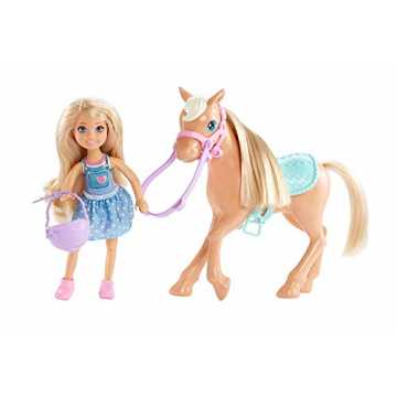 Barbie DYL42 Chelsea und Pferd, Mehrfarbig