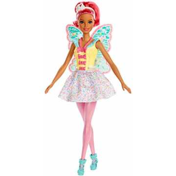 Barbie FXT03 - Dreamtopia Fee Puppe mit pinken Haaren, Puppen Spielzeug und Puppenzubehör ab 3 Jahren Barbie FXT03 - Dreamtopia Fee Puppe mit pinken Haaren, Puppen Spielzeug und Puppenzubehör ab 3 Jahren