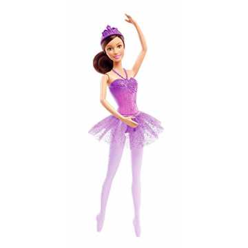 Mattel Barbie DHM43 - Modepuppe, Ballerina im Lila Tutu