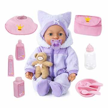Bayer Design 9469400 - Piccolina Magic Eyes Puppe, 46 cm