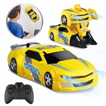 Greenheim von Transformatoren und ferngesteuerten Autos!< br> Es kann.. ngesteuertes Auto Kinder Spielzeug Transform Roboter RC Car Junge Mädchen Doppelmodi 360 ° Rotation Stunt A... nachhaltig