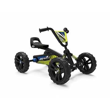Greenheima spectacular off-road design and features four EVA tyres ma..  Volt Limited Edition Pedal Go Kart Green and Black nachhaltig