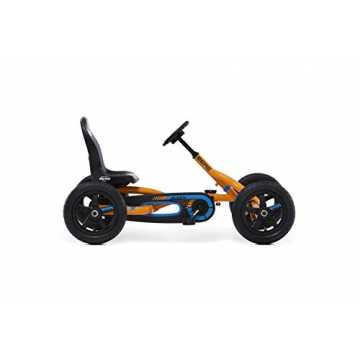 BERG Pedal-Gokart, Für Kinder von 3 bis 8 Jahren, Bis 50 kg, Buddy B-Orange, Orange