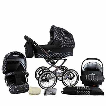 GreenheimSchon während der Konzeption und den ersten Entwürfen liegt .. r Venedig Nostalgie Kinderwagen 3 in 1 Retro Kombikinderwagen Megaset 10 teilig inkl. Babyschale, Babywanne... nachhaltig
