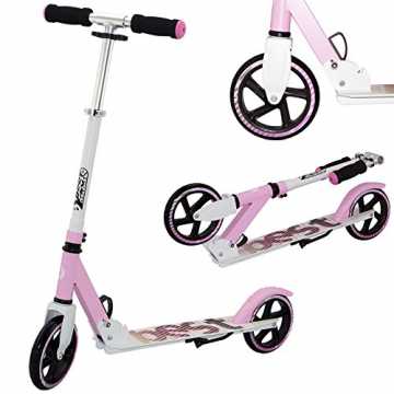 ing Scooter 180er Rolle, höhenverstellbarer Kinder-Roller 80 - 85 - 90 cm aus Alu, Kickscooter mit Ständer,... nachhaltig