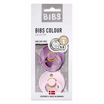 GreenheimisSchaut auch in meine anderen Angebote nach weiteren Farben.. ller Colour 2er Pack Größe 1 (0-6 Monate), Naturkautschuk, dänische Schnuller mit Kirschform (Lavender/Baby... nachhaltig