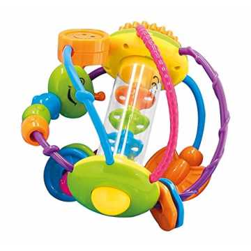 rikball für Babys ab 6 Monate | Greifball und Beißring mit Rassel | Motoriksp... nachhaltig