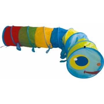 Krabbeltunnel ab 1 Jahr | 250 x 46 cm | Spieltunnel Kind und Baby | Farbenfro... nachhaltig