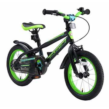 Greenheim ist dank verschiedenen Aluminium Teilen nicht nur besonders.. inderfahrrad 14 Zoll für Mädchen und Jungen ab 4 Jahre | Kinderrad Urban Jungle | Fahrrad für Kinder Schwar... nachhaltig