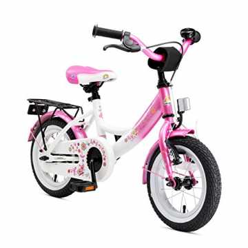 Greenheim ist dank Aluminium Teilen besonders leicht und aufgrund der.. remium Sicherheits Kinderfahrrad 12 Zoll für Mädchen ab 3-4 Jahre | 12er Kinderrad Classic | Fahrrad für Ki... nachhaltig