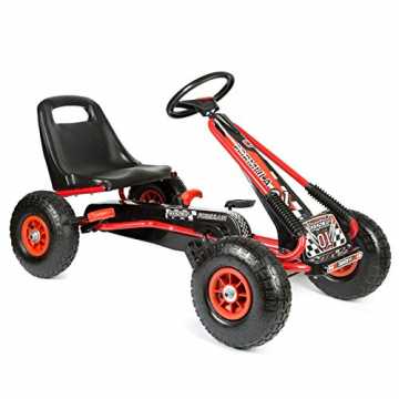 Go-Kart mit Pedalen und aufblasbaren Reifen Go-Kart-Fahren Kinder Jungen Outd... nachhaltig