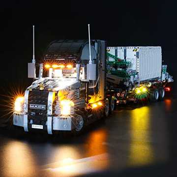 BRIKSMAX Led Beleuchtungsset für Lego Technic Mack Anthem,Kompatibel Mit Lego 42078 Bausteinen Modell - Ohne Lego Set