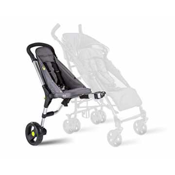 o 4. Generation - umrüstbarer Beiwagen für Kinder- und Sportwagen, passt an die meisten Kinderwagen. Anthra... nachhaltig