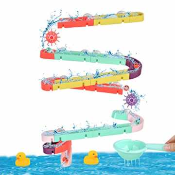 CS Badespielzeug Badewannenspielzeug, BAU-Puzzle Autorennbahn Badewanne Spiel... nachhaltig