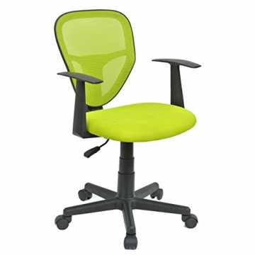  Schreibtischstuhl Kinderdrehstuhl Bürostuhl Drehstuhl Studio in grün mit Arm... nachhaltig