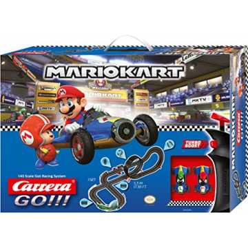 Greenheim- jetzt auch zu Hause: Auf 5,3 Metern bietet die Strecke ein.. !!! Mario Kart - Mach 8 - Elektrische Rennbahn mit 2 Slotcars - Coole Mario &... nachhaltig