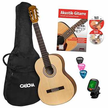  Konzertgitarre Starter Set I Hochwertige Gitarre für Anfänger und Kinder ab 10 Jahren I Akustik Gitarre mi... nachhaltig