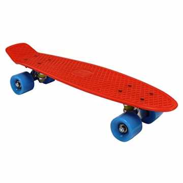 Greenheim klassischen Skateboards aus den 1970ern inspiriert. Es ist .. ntley Kinder Retro Cruiser Mini-Kunststoff-Skateboards - voellig zusammengebaut - Designs/Farben/Prints - 22" nachhaltig