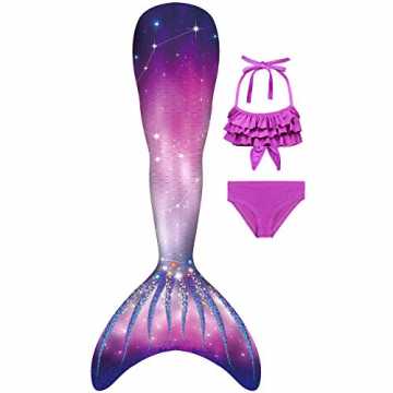 Greenheimrjungfrau Badeanzug Länge: 67cm, Schwanz Länge: 34cm; Oberte..  Meerjungfrauenschwanz Mädchen Bikini Set Zum Schwimmen Meerjungfrau Flosse B... nachhaltig