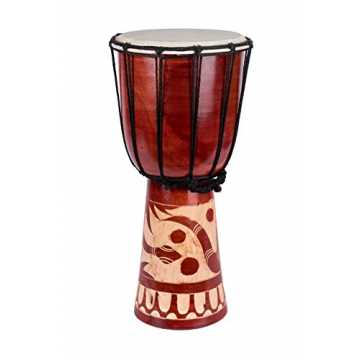Greenheimgn by EL Vertriebs GmbH Was ist eine Djembe?    Die Djembe i.. e Schlange Djembe Trommel Bongo Drum Handtrommel Buschtrommel Percussion Kinder Fair Trade nachhaltig