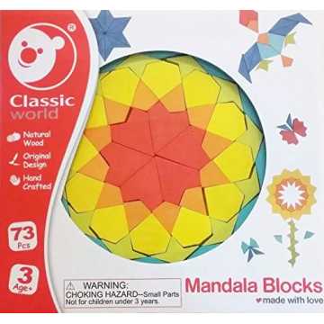 rld Mandala Holz Bausteine Mandalas für Kinder Bauklötze nachhaltig