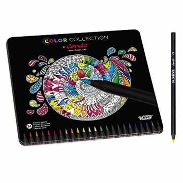 691 Conte Buntstifte, Limited Edition, 24 Stück, 24-farbig sortiert nachhaltig