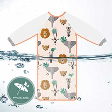 Greenheimen unnötige Wäscheberge der Vergangenheit an. Die Cozy Racoo.. it Ärmeln für Jungen & Mädchen im Safari Design I 9 bis 48 Monate I Pflegelei... nachhaltig